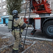 Гагаринцы участвовали в проведении пожарно-тактических учений