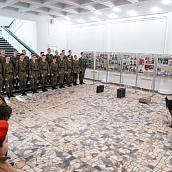 Слушатели ВУЦ встретились с участником специальной военной операции