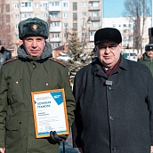 День защитника Отечества отметили в СГТУ праздничным построением