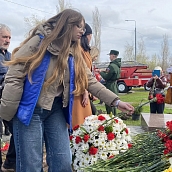 В Парке Победы почтили память ликвидаторов Чернобыльской аварии