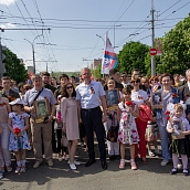 Гагаринцы прошли в «Бессмертном полку»
