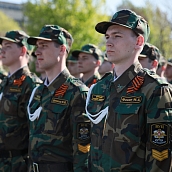 Политеховцы приняли участие в парадном прохождении войск Саратовского гарнизона