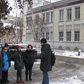 Студенты кафедры ДЦИ прошли по городу с экскурсией «Осторожно. Модерн»