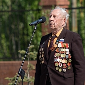В СГТУ состоялся торжественный митинг ко Дню Победы