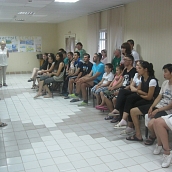 В рамках летней экологической школы прошла лекция по мифологии рек