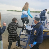 Студенты ЭКЛ – участники акции «Чистый берег»