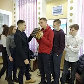 Студенты посетили музей Саратовской гармоники