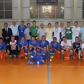 Состоялся дружеский матч по мини-футболу между студентами ЭФ и сотрудниками Балаковсой АЭС