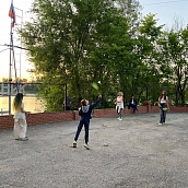 В спортивно-научном центре «Политехник» прошла спортивная эстафета для отдыхающих там семей