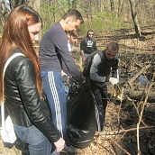 Студенты и преподаватели ЭКЛ-участники Всероссийского экологического субботника