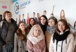 Студенты ИнПИТ побывали в гостях у «Саратова 24»