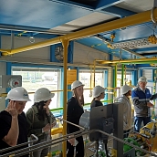 Студенты УРБАС посетили с экскурсией газораспределительную станцию