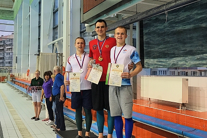 Гагаринец завоевал бронзу на чемпионате России по подводному спорту