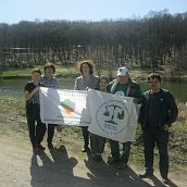 Студенты и преподаватели ЭКЛ-участники Всероссийского экологического субботника