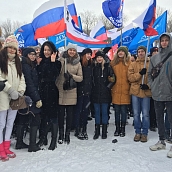 Первокурсники ДАС на Лыжне России