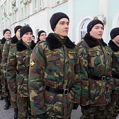 Студенты и преподаватели военной кафедры СГТУ приняли участие в акции «Сирийский перелом»