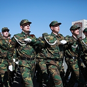 Политеховцы приняли участие в парадном прохождении войск Саратовского гарнизона