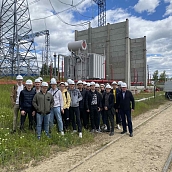 Студенты ИнЭН посетили подстанцию 500 кВ «Курдюм»