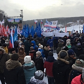Первокурсники ДАС на Лыжне России