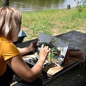 В Политехнике играли в квиз и рисовали Волгу