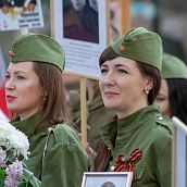 Гагаринцы прошли в «Бессмертном полку»