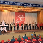 Школьников приняли в «Юнармию»