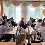 Кафедра ПМК провела профориентационную встречу в школе