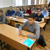 Студенты УРБАС на презентации «Первому космонавту планеты - 85»