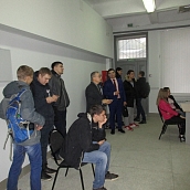 Посещение школьников и студентов техникума с волонтерами кафедры ТСК Всероссийского Фестиваля науки