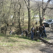 Студенты и преподаватели ЭКЛ-участники Всероссийского экологического субботника