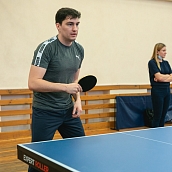 Спартакиада среди преподавателей университета открылась настольным теннисом