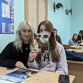 Творческая встреча по апсайклингу со школьниками Вольска 