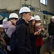 Экскурсия студентов кафедры ТГВ на Курскую ТЭЦ-4