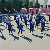 В Политехе прошёл флешмоб ко Дню космонавтики