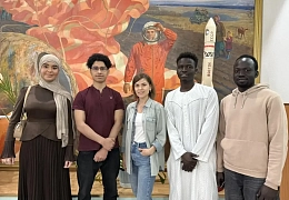 Иностранные обучающиеся Политеха посетили Народный музей Ю.А. Гагарина